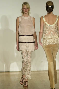 Cynthia Rowley fashion show for Spring/Summer 2002