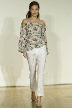 Cynthia Rowley fashion show for Spring/Summer 2002
