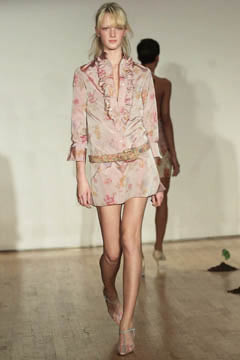 Cynthia Rowley fashion show for Spring/Summer 2002