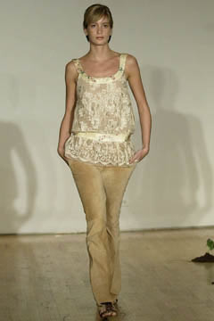 Cynthia Rowley fashion show for Spring/Summer 2002