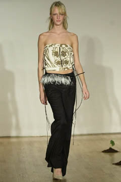 Cynthia Rowley fashion show for Spring/Summer 2002