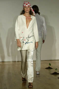 Cynthia Rowley fashion show for Spring/Summer 2002