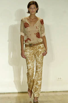 Cynthia Rowley fashion show for Spring/Summer 2002