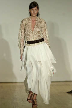 Cynthia Rowley fashion show for Spring/Summer 2002
