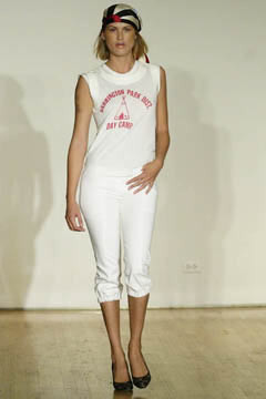 Cynthia Rowley fashion show for Spring/Summer 2002