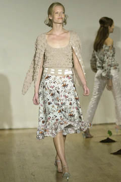 Cynthia Rowley fashion show for Spring/Summer 2002