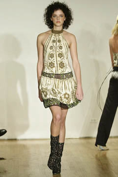 Cynthia Rowley fashion show for Spring/Summer 2002