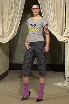 D&G fashion show for Spring/Summer 2002