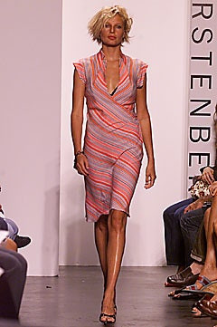 Diane Von Furstenberg fashion show for Spring/Summer 2002