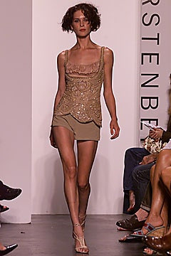 Diane Von Furstenberg fashion show for Spring/Summer 2002