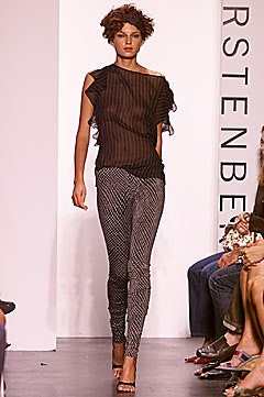 Diane Von Furstenberg fashion show for Spring/Summer 2002