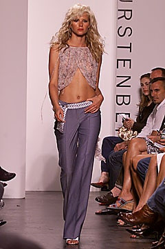 Diane Von Furstenberg fashion show for Spring/Summer 2002
