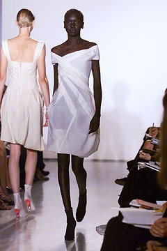 Donna Karan New York fashion show for Spring/Summer 2002
