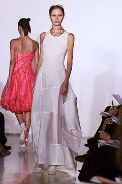 Donna Karan New York fashion show for Spring/Summer 2002