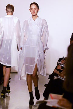 Donna Karan New York fashion show for Spring/Summer 2002
