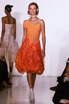 Donna Karan New York fashion show for Spring/Summer 2002