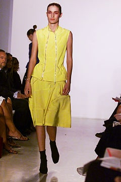 Donna Karan New York fashion show for Spring/Summer 2002