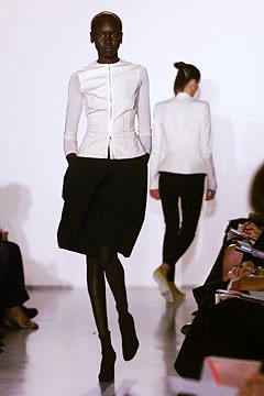 Donna Karan New York fashion show for Spring/Summer 2002