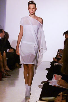 Donna Karan New York fashion show for Spring/Summer 2002