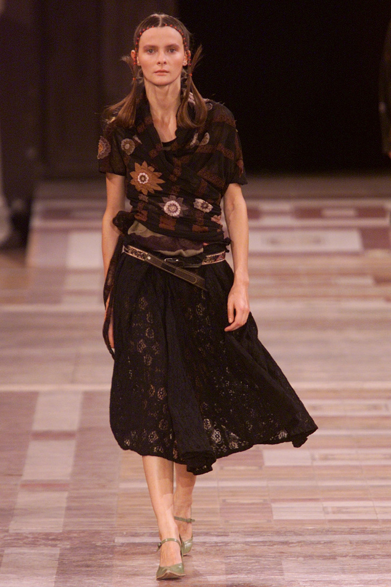 Dries van Noten fashion show for Spring/Summer 2002