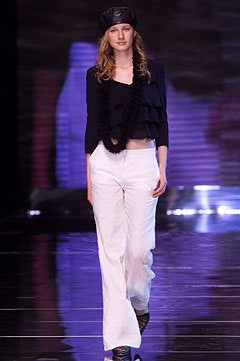 Emporio Armani fashion show for Spring/Summer 2002