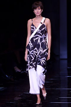 Emporio Armani fashion show for Spring/Summer 2002