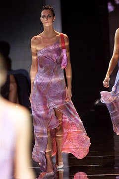 Giorgio Armani fashion show for Spring/Summer 2002