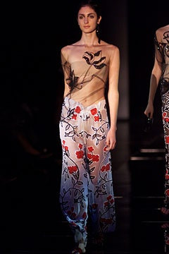 Giorgio Armani fashion show for Spring/Summer 2002