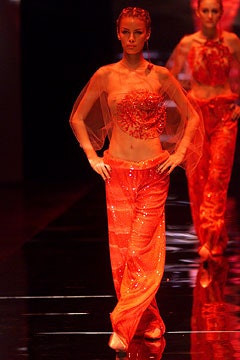 Giorgio Armani fashion show for Spring/Summer 2002