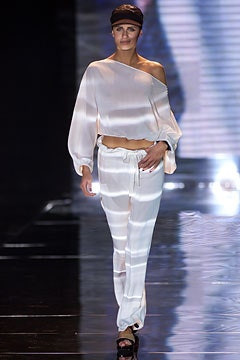 Giorgio Armani fashion show for Spring/Summer 2002