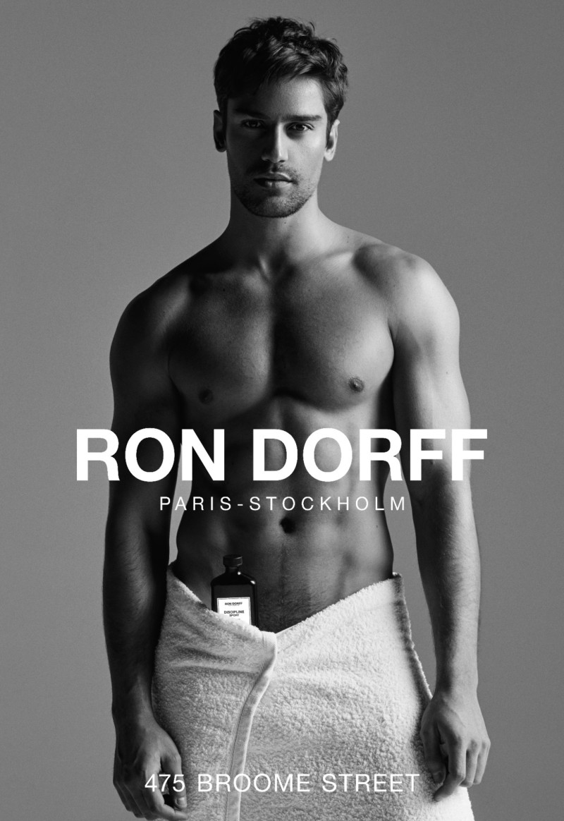 Ignacio Ondategui featured in  the Ron Dorff Discipline Sport fragrance advertisement for Autumn/Winter 2021