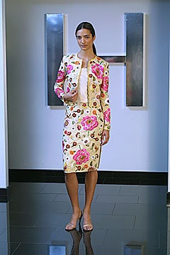 Halston fashion show for Spring/Summer 2002