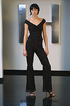 Halston fashion show for Spring/Summer 2002