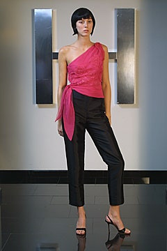 Halston fashion show for Spring/Summer 2002