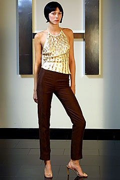 Halston fashion show for Spring/Summer 2002