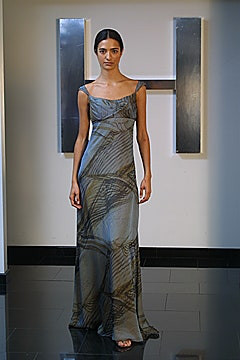 Halston fashion show for Spring/Summer 2002
