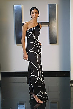 Halston fashion show for Spring/Summer 2002