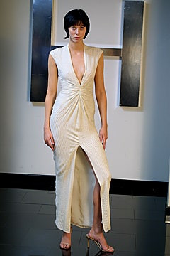 Halston fashion show for Spring/Summer 2002