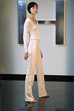 Halston fashion show for Spring/Summer 2002