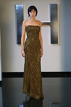 Halston fashion show for Spring/Summer 2002