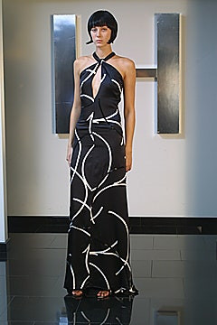 Halston fashion show for Spring/Summer 2002
