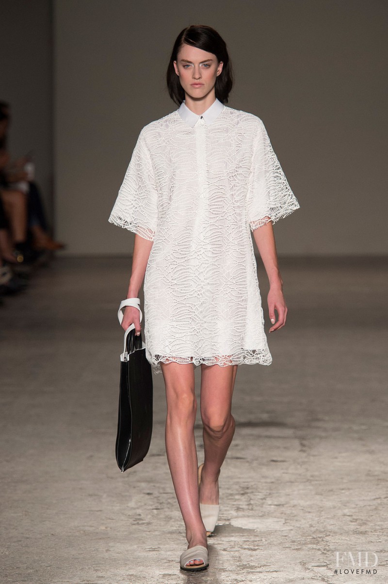 Sarah Brannon featured in  the Gabriele Colangelo fashion show for Spring/Summer 2015