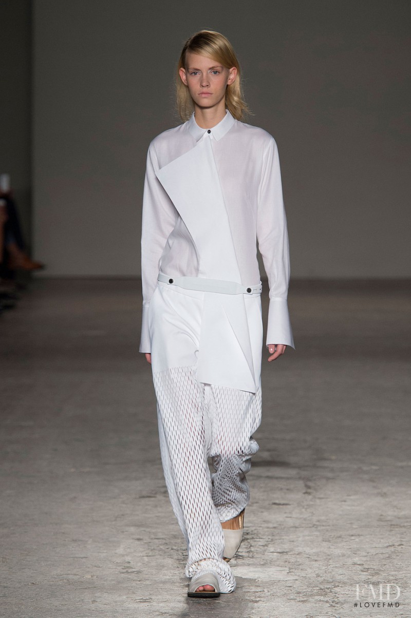 Charlotte Nolting featured in  the Gabriele Colangelo fashion show for Spring/Summer 2015