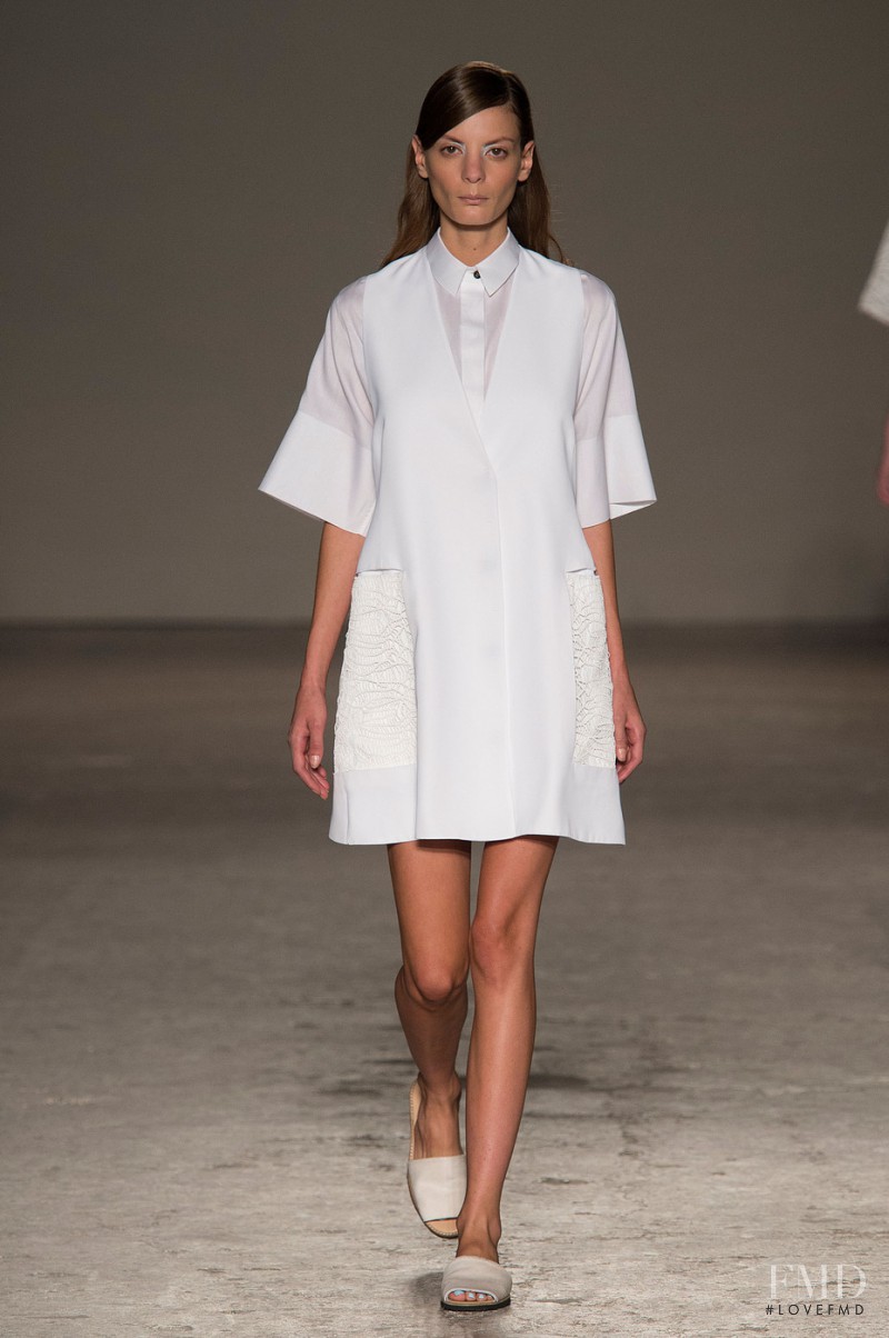 Audrey Nurit featured in  the Gabriele Colangelo fashion show for Spring/Summer 2015