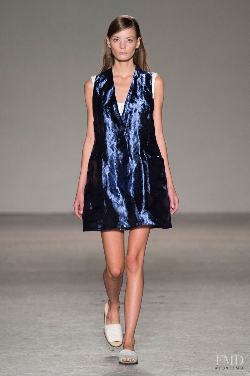 Audrey Nurit featured in  the Gabriele Colangelo fashion show for Spring/Summer 2015