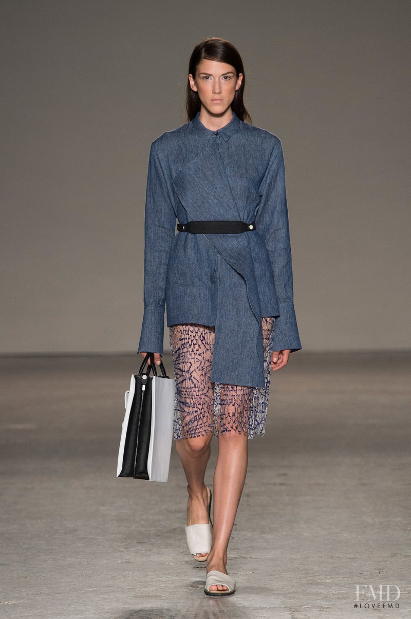 Ana Buljevic featured in  the Gabriele Colangelo fashion show for Spring/Summer 2015