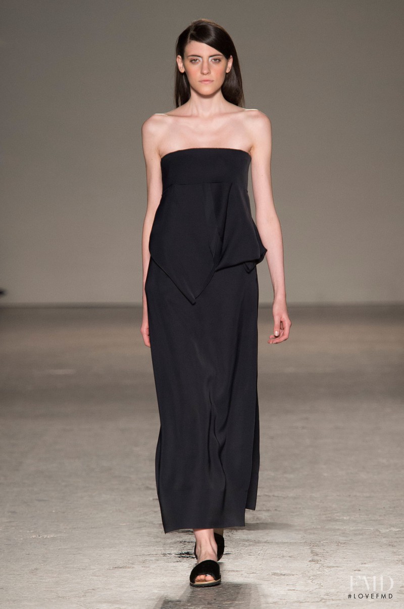 Serena Archetti featured in  the Gabriele Colangelo fashion show for Spring/Summer 2015