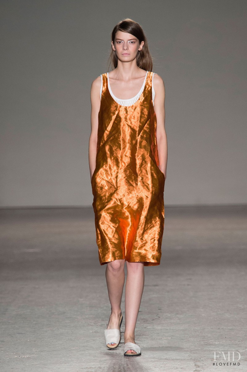 Dasha Denisenko featured in  the Gabriele Colangelo fashion show for Spring/Summer 2015