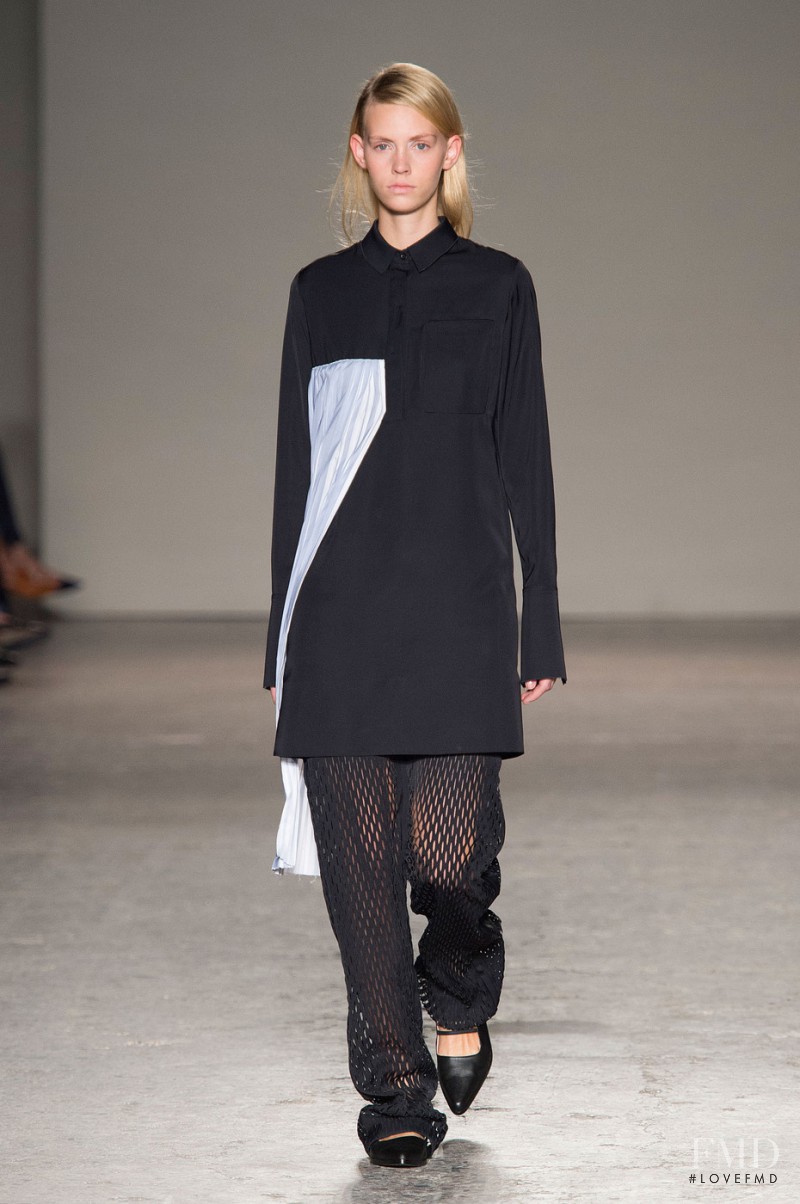 Charlotte Nolting featured in  the Gabriele Colangelo fashion show for Spring/Summer 2015