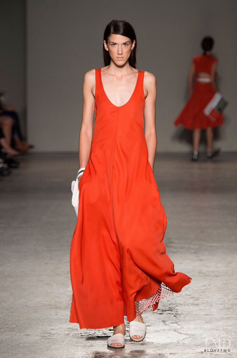 Ana Buljevic featured in  the Gabriele Colangelo fashion show for Spring/Summer 2015